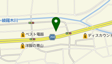 (株)明屋書店MEGA新下関店の地図画像
