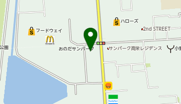 ブックオフ小野田店の地図画像