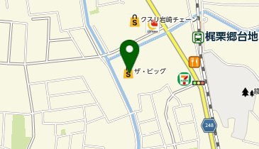 ザ・ビッグ綾羅木店の地図画像
