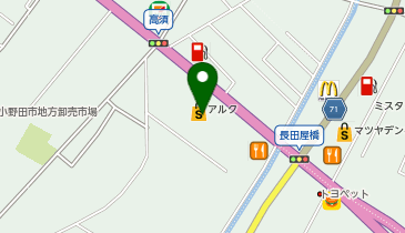 ダイソーアルク小野田店の地図画像