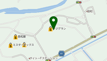 ダイソーフジグラン山口店の地図画像