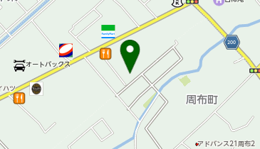 ダイソー山口湯田店の地図画像