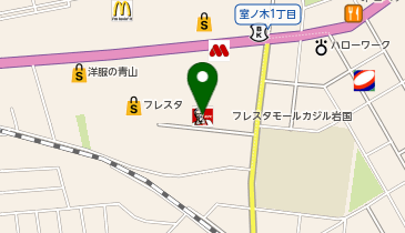 ダイソーフレスタモールCAZL岩国店の地図画像