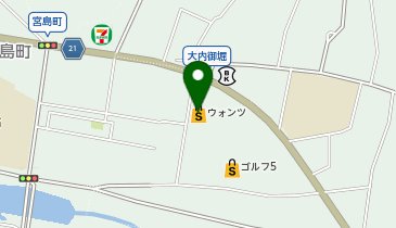 ワッツウィズ山口大内ウォンツ店の地図画像