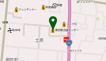 東京靴流通センター萩店の地図画像