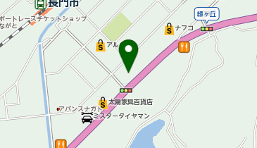 auショップ長門駅南の地図画像
