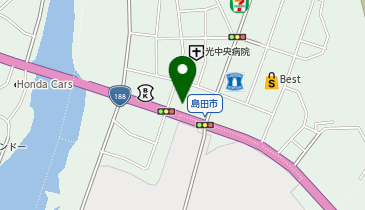 auショップ光島田の地図画像