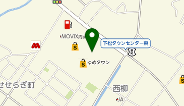 UQスポット星プラザ下松の地図画像