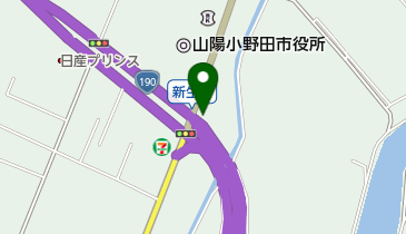 ネッツトヨタ山口小野田店の地図画像