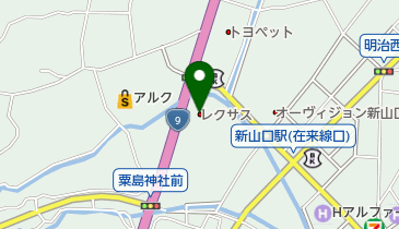 レクサス山口の地図画像
