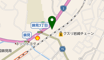 山口三菱自動車販売岩国店の地図画像