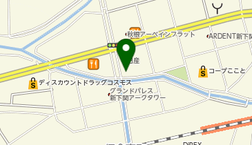 山口スズキスズキアリーナ新下関の地図画像