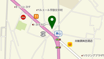 自社ローン専門店じしゃロン宇部店の地図画像