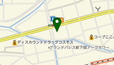 山口日産ステージ23下関店の地図画像