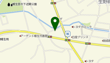 下関三菱自動車販売クリーンカー下関の地図画像