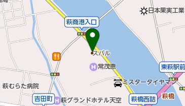 スバルショップ萩山陰ボデーの地図画像