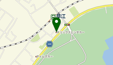 オリックスレンタカー山口宇部空港店の地図画像