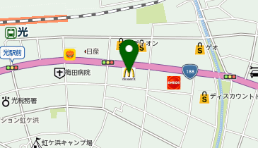 マクドナルド虹ケ浜店の地図画像