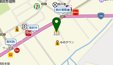 マクドナルド柳井店の地図画像