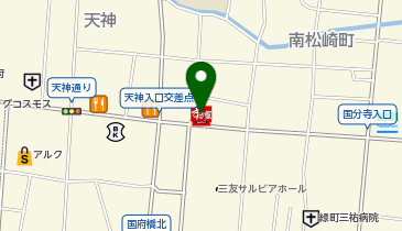 すき家防府南松崎店の地図画像