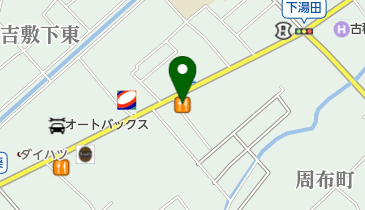 とんかつ濱かつ山口湯田店の地図画像