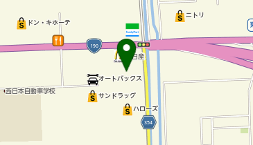 どんどんハローズ宇部店の地図画像