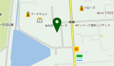 どんどんおのだサンパーク店の地図画像
