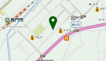 どんどん長門南口店の地図画像