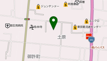 dondon laboアトラス萩店の地図画像
