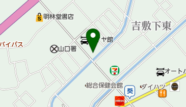 COCO&rsquo;S山口吉敷店の地図画像