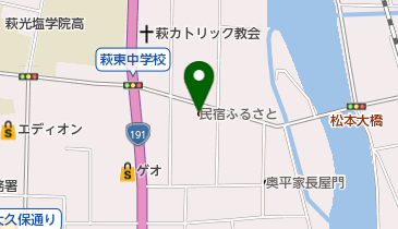 民宿ふるさとの地図画像