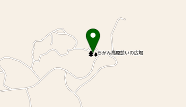 らかん高原憩いの広場の地図画像