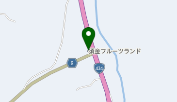 須金フルーツランドの地図画像