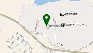 岩国市総合体育館の地図画像