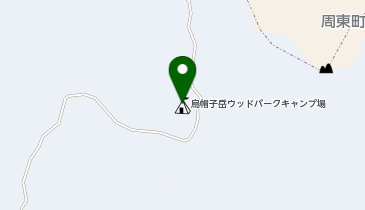 烏帽子岳ウッドパークキャンプ場の地図画像