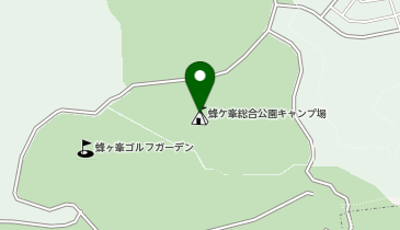 和木町蜂ケ峯総合公園キャンプ場の地図画像