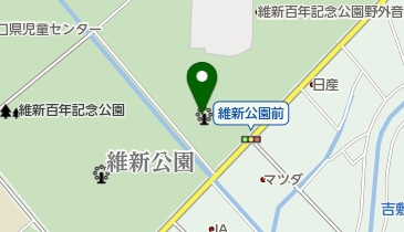 維新百年記念公園テニス場の地図画像