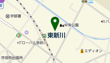 中央公園テニスコートの地図画像