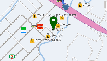アミパラ周南久米店の地図画像