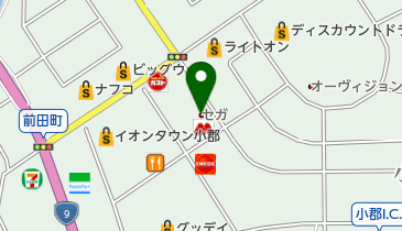 GiGOイオンタウン小郡の地図画像