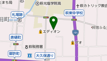 土原市民プールの地図画像