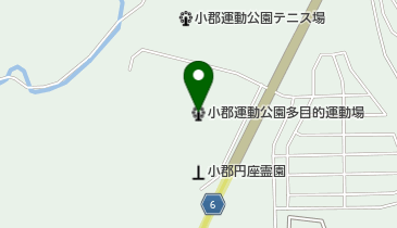 小郡運動公園多目的運動場の地図画像