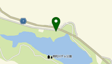 黒杭川ダム公園の地図画像
