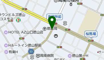 徳山のんた祭の地図画像