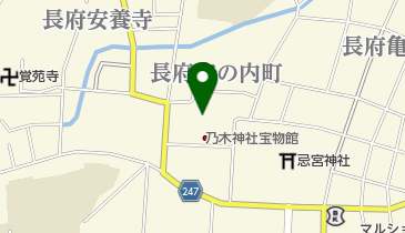 乃木神社の地図画像