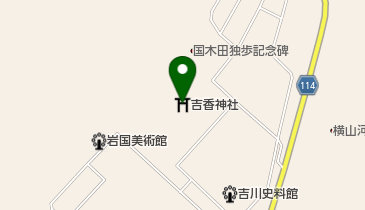 吉香神社の地図画像