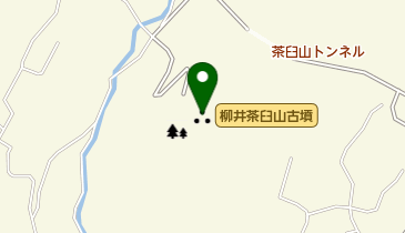柳井茶臼山古墳の地図画像