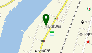 日乃出温泉の地図画像