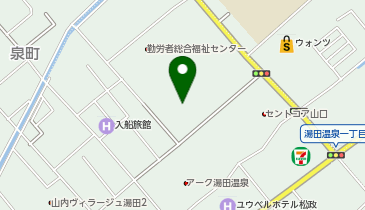 湯田温泉こんこんパークの地図画像
