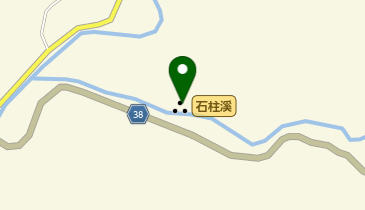 石柱渓の地図画像